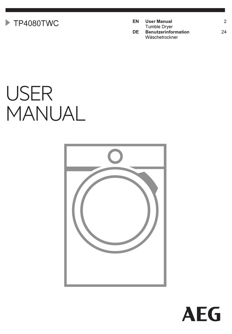 AEG TP4080TWC User manual