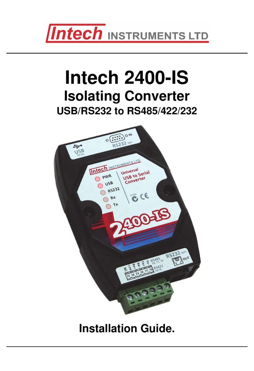Intech 2400-IS installation guide