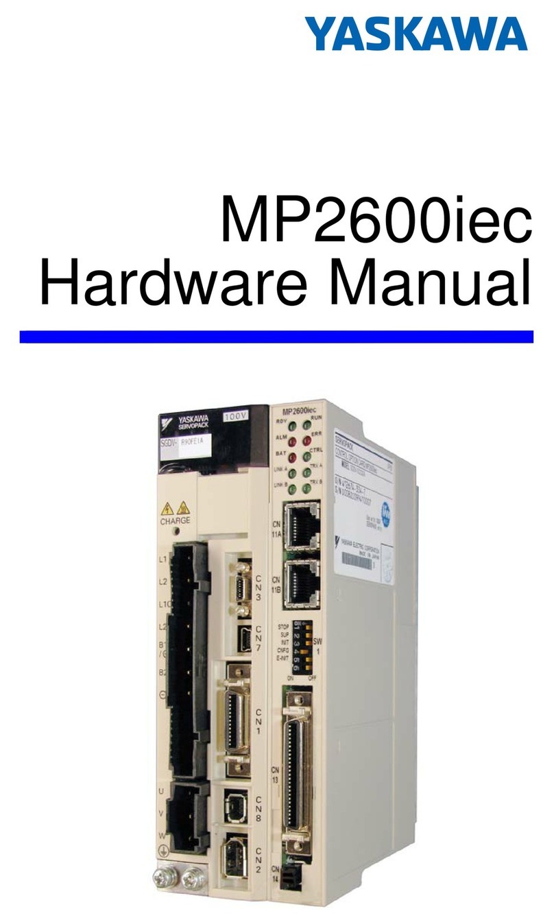 YASKAWA MP2600iec User manual