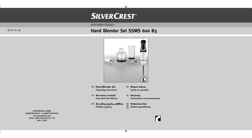 Silvercrest SSMS 600 B3 User manual