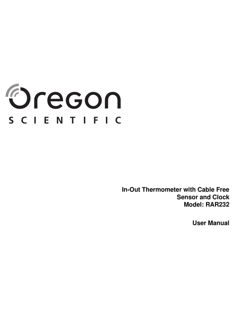 Oregon Scientific RAR232 user manual