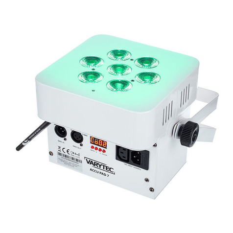 Varytec LED Accu Pad 7 User manual