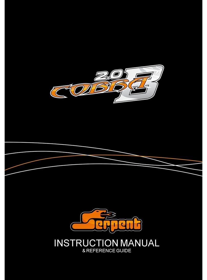 Serpent S811-B 2.0 Cobra User manual