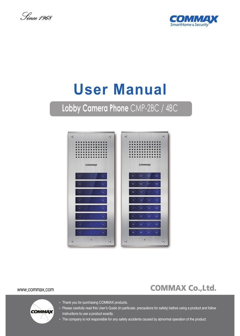 Commax CMP-2BC user manual
