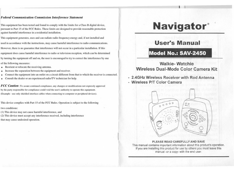 Navigator SAV-2450 user manual
