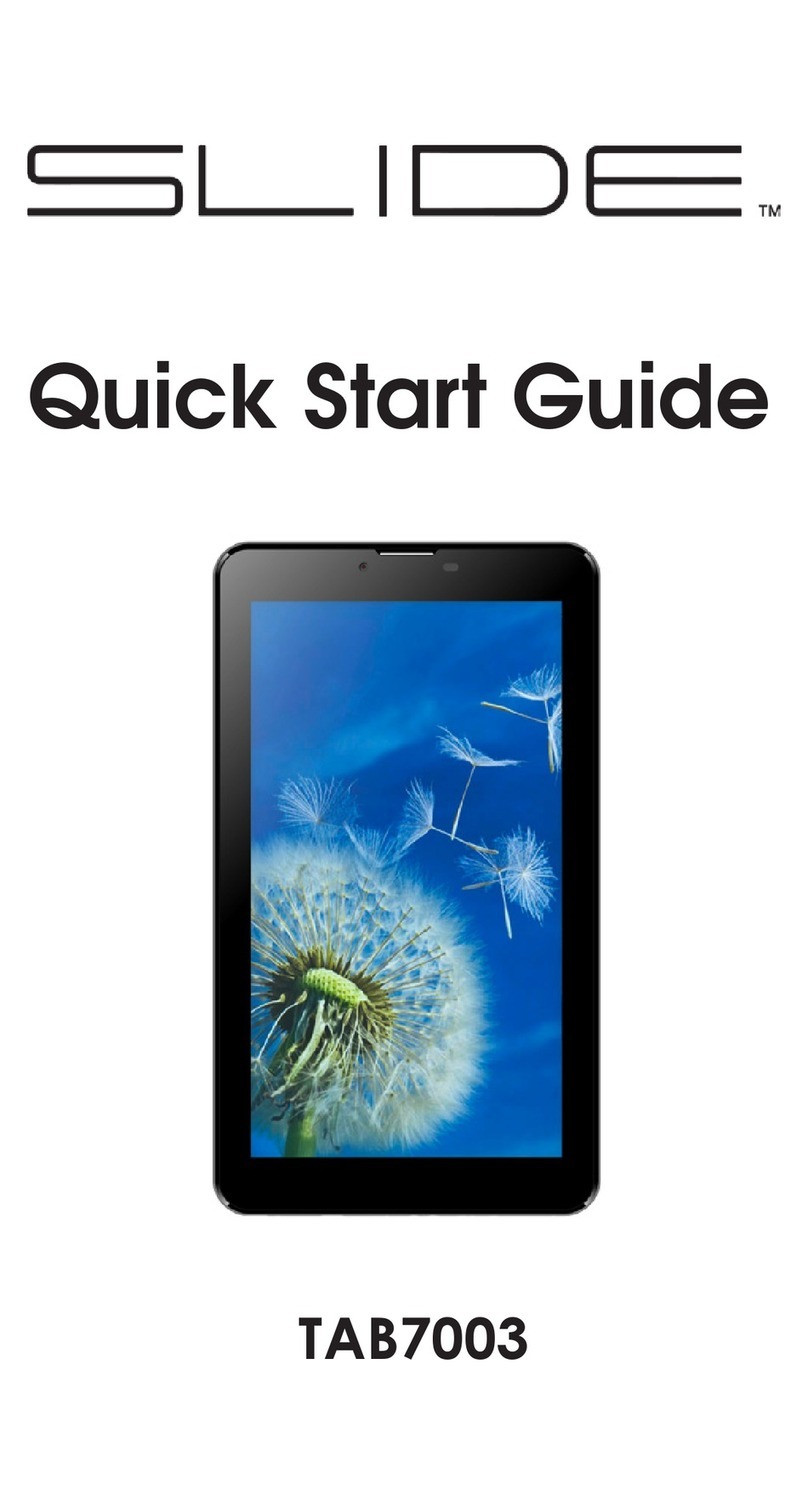 SLIDE TAB7003 quick start guide