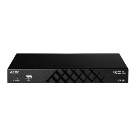 AMX DCP-SRX user manual