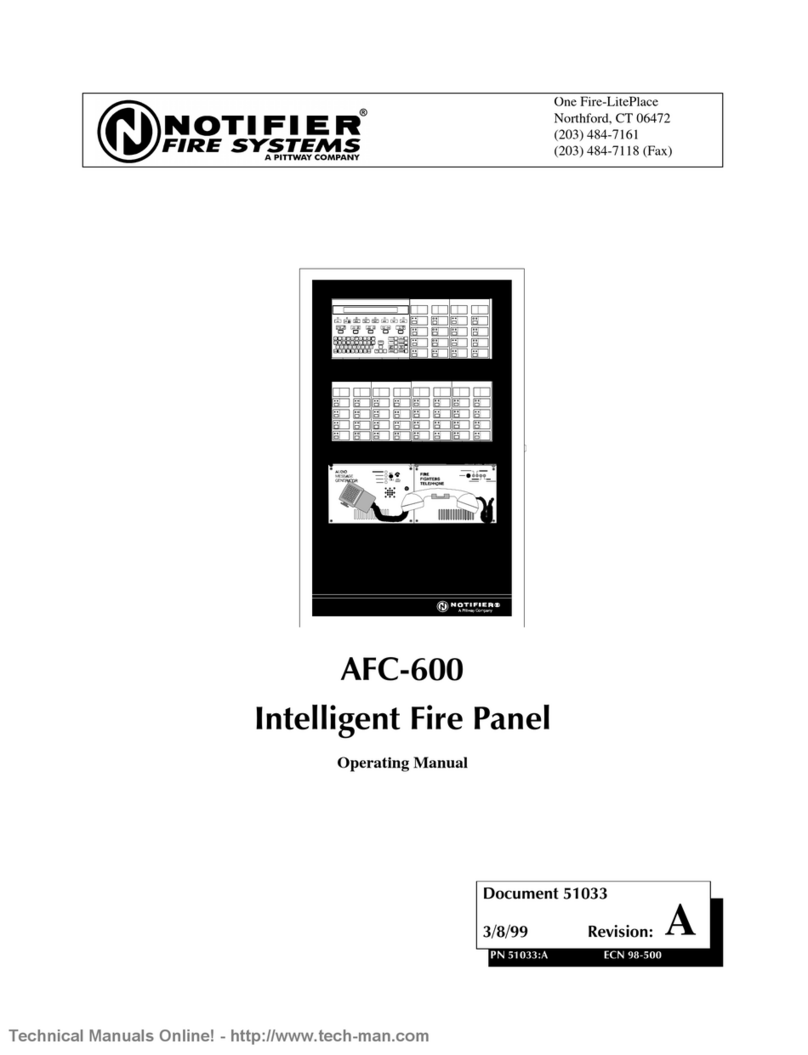Notifier AFC-600 User manual Notifier AFC-600 User manual