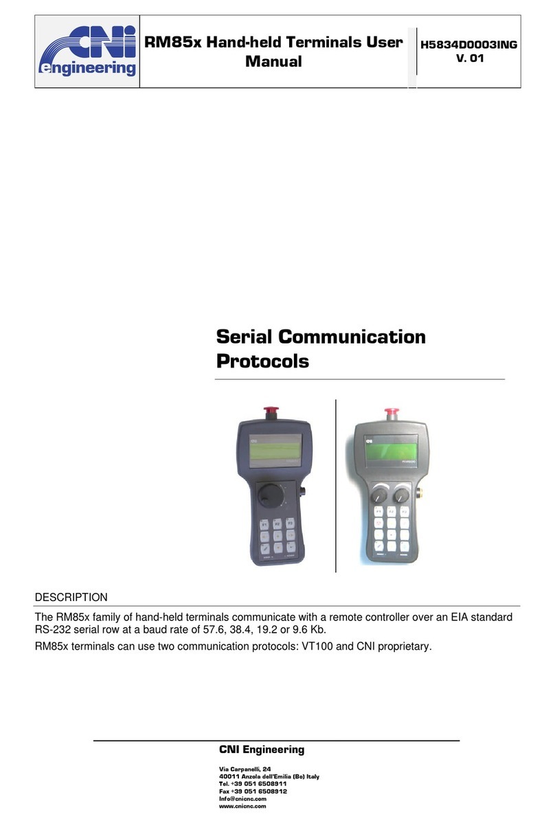 CNI RM85x user manual