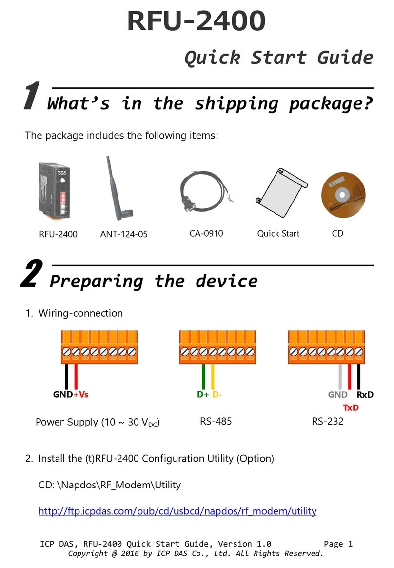 ICP DAS USA RFU-2400 quick start guide