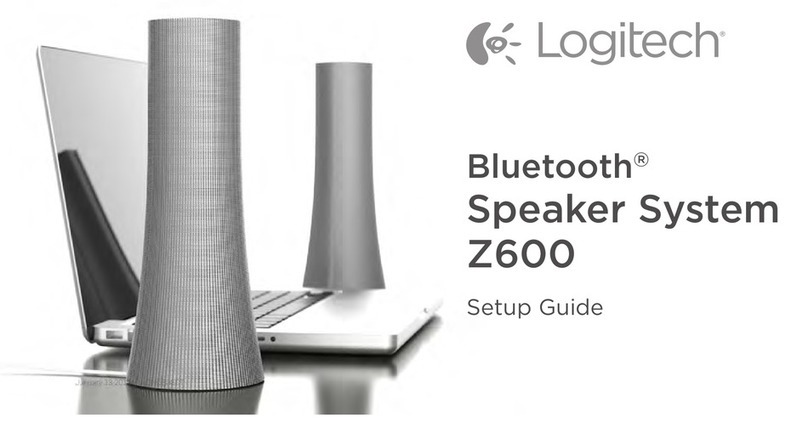 Logitech Z600 User manual Logitech Z600 User manual