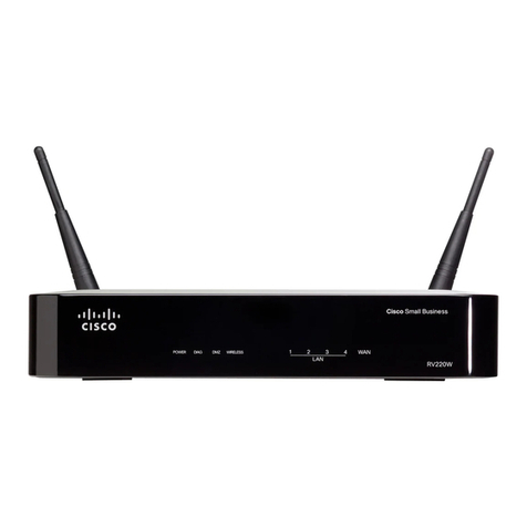 Cisco Small Business RV220W User manual
