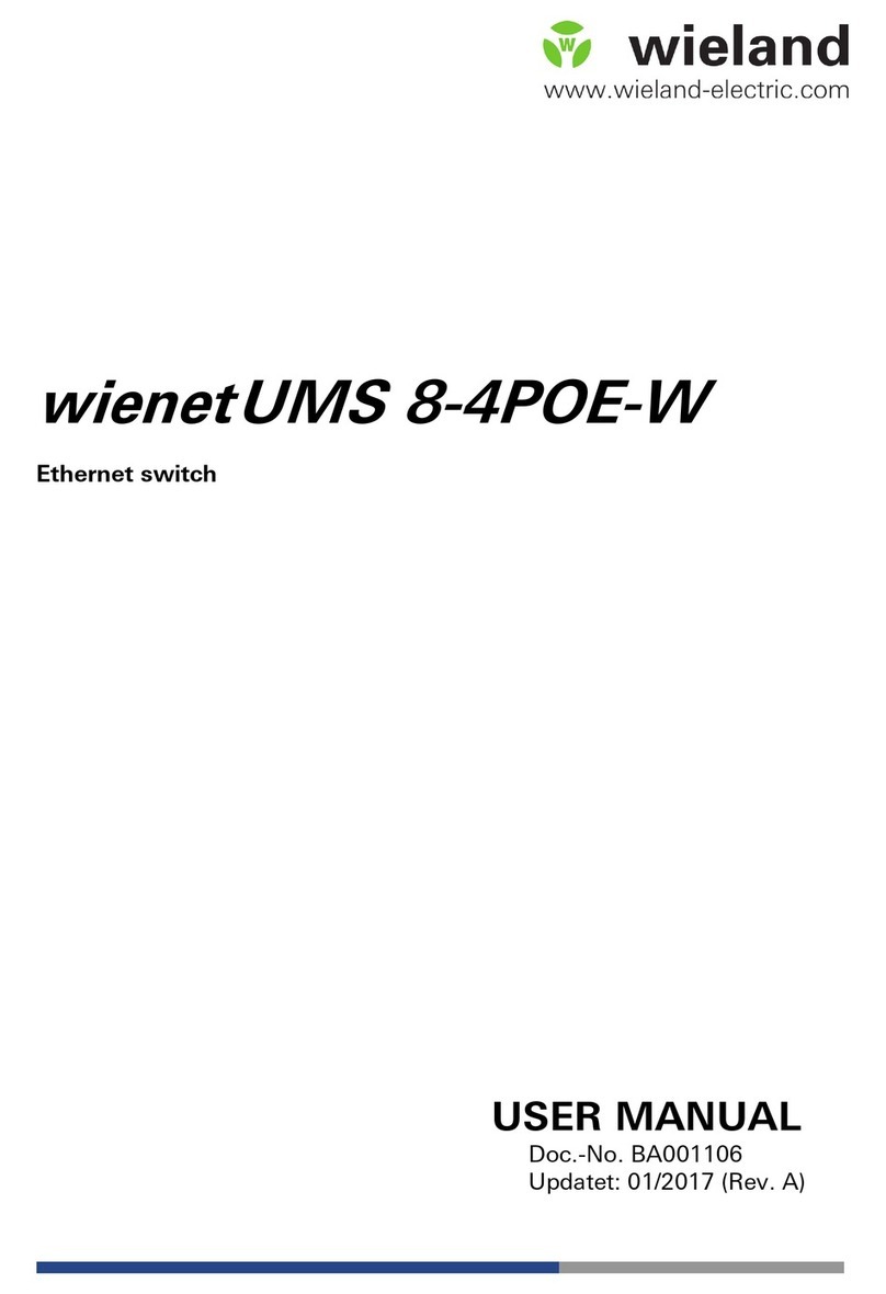 Wieland wienetUMS 8-4POE-W User manual