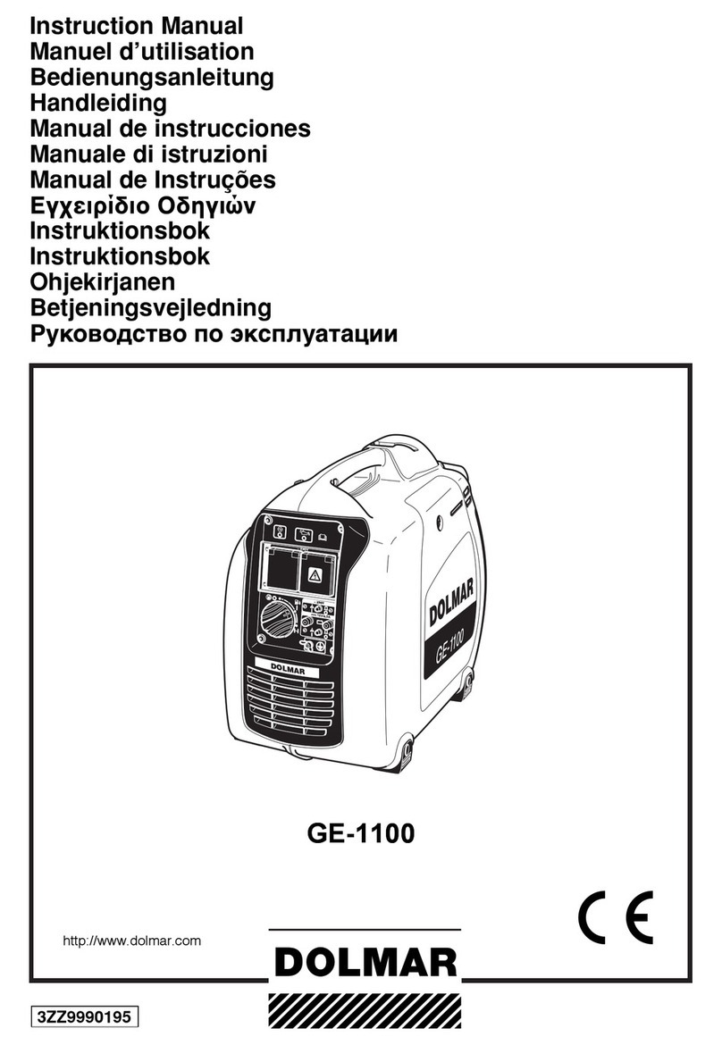 Dolmar GE-1100 instruction manual