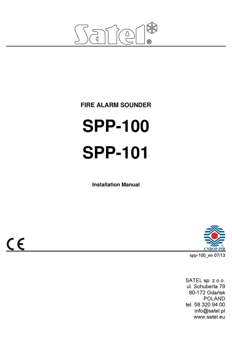 Satel SPP-100 installation manual