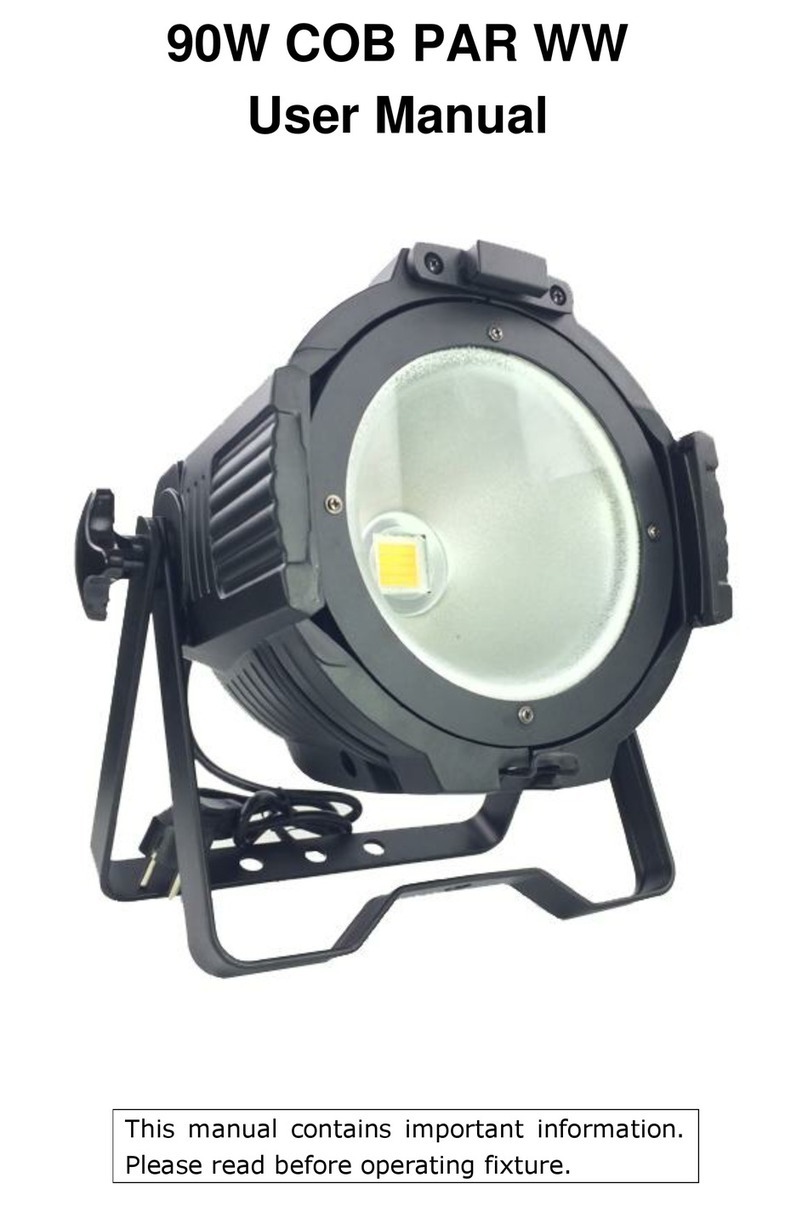 leahua 90W COB PAR WW user manual