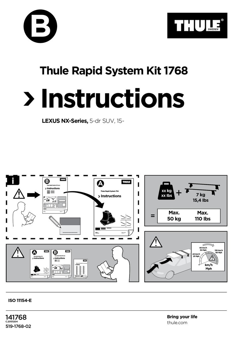 Thule 1768 User manual