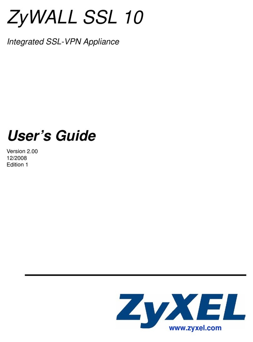 ZyXEL Communications ZyWALL SSL 10 User manual ZyXEL Communications ZyWALL SSL 10 User manual