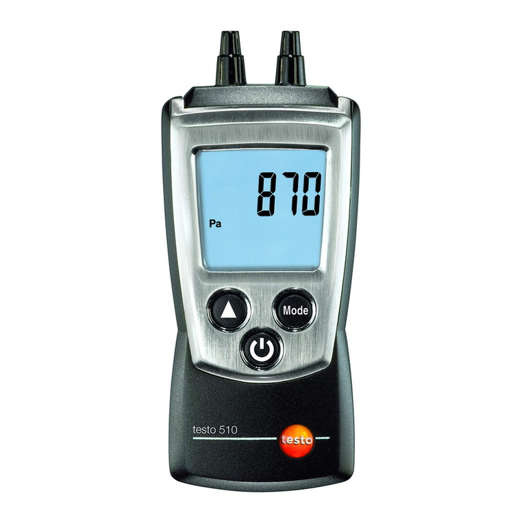 TESTO 510 instruction manual