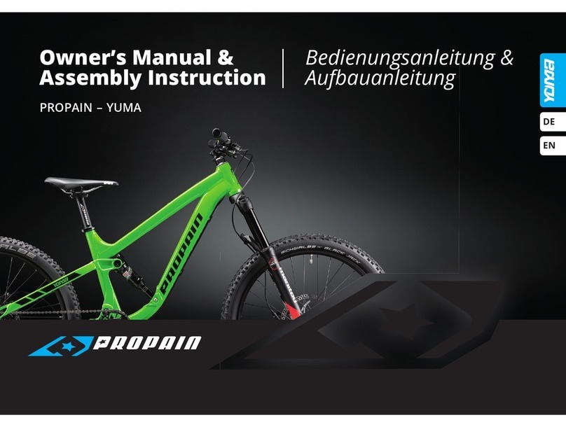 PROPAIN YUMA Use and care manual