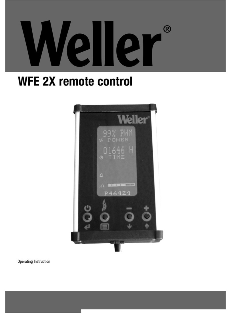 Weller WFE 2X User manual
