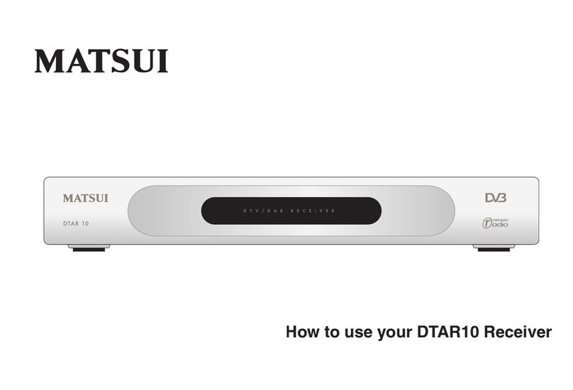 Matsui DTAR10 user manual