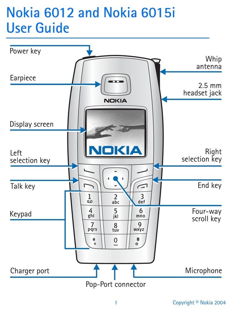 Nokia 6012 User manual