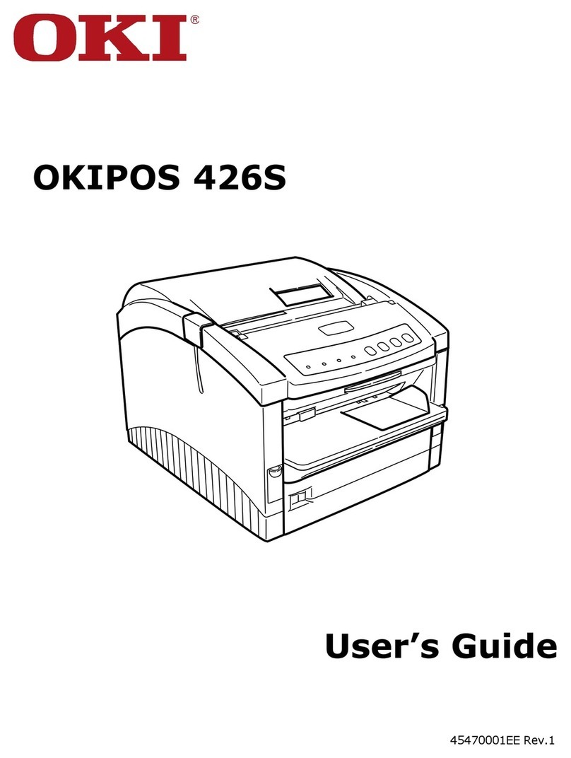 Oki OKIPOS 426S User manual Oki OKIPOS 426S User manual
