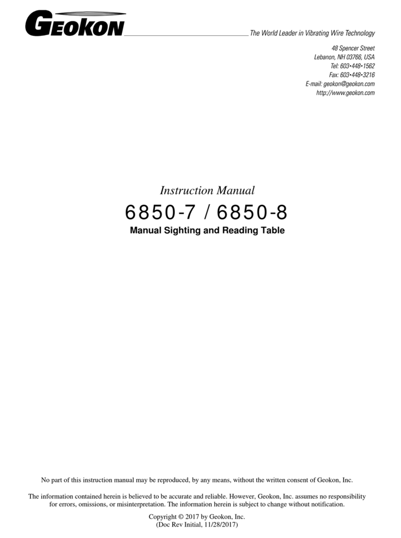 Geokon 6850-7 instruction manual Geokon 6850-7 instruction manual