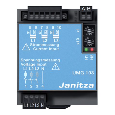 janitza UMG 103 Installation and putting into service