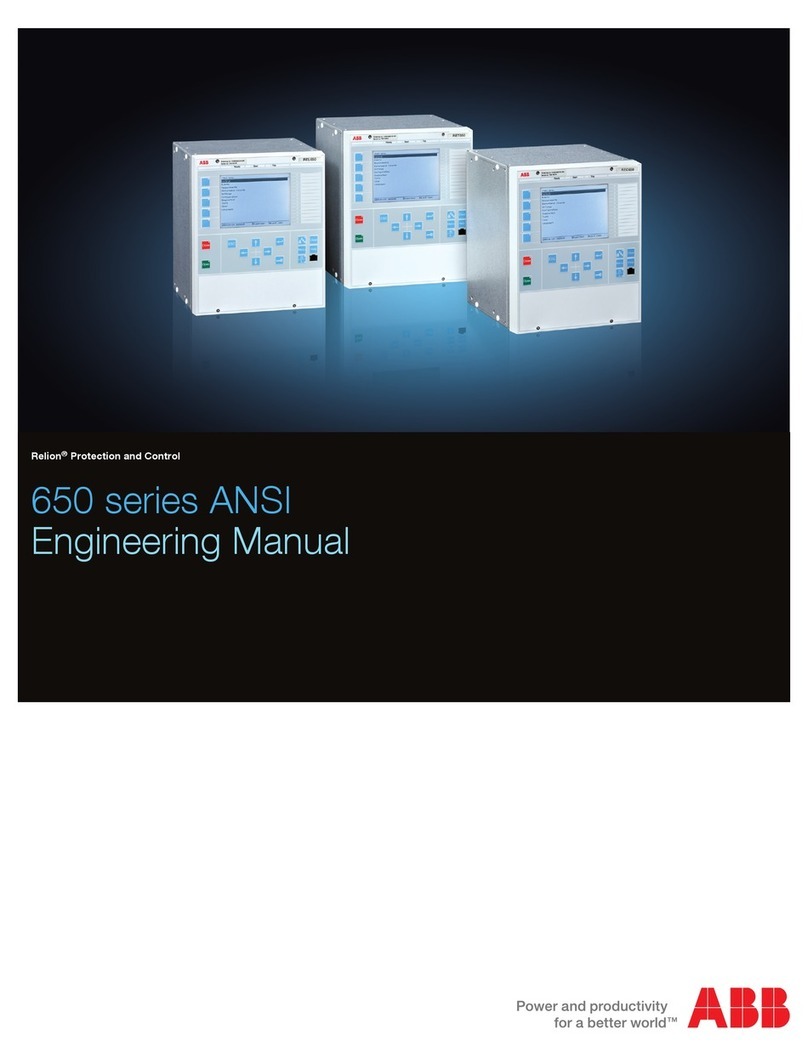ABB Relion 650 series ANSI Installation and operation manual