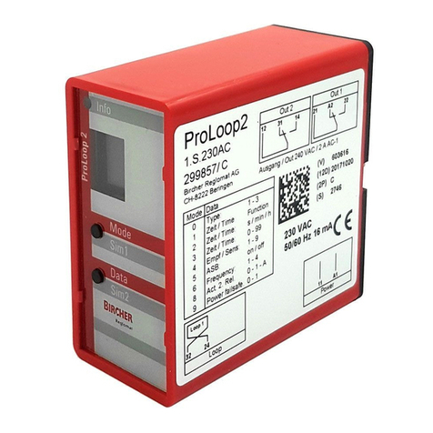 Bircher Reglomat ProLoop User manual Bircher Reglomat ProLoop User manual