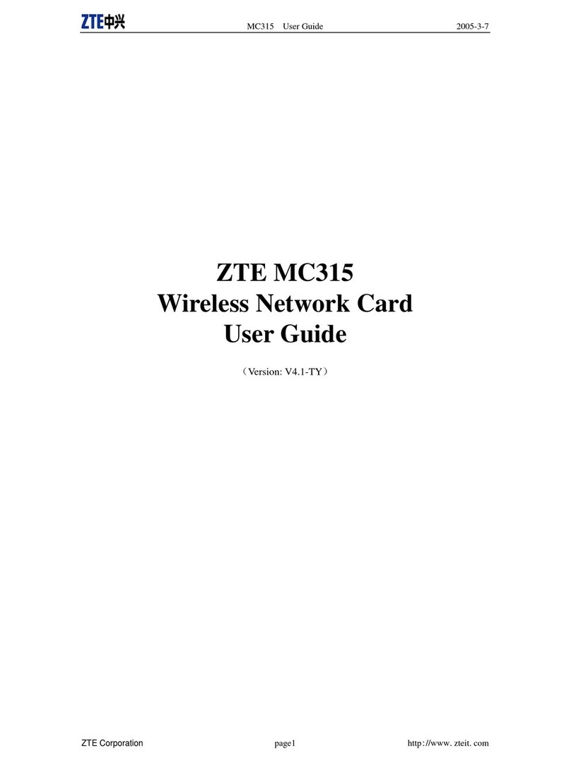 Zte MC315 user guide