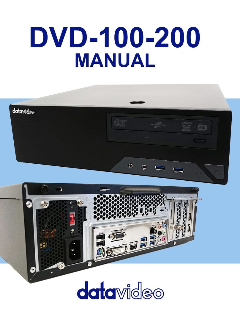 Data Video DVD-100 manual