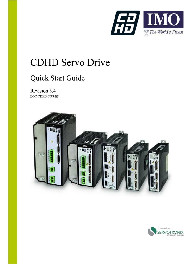 Servotronix CDHD-1D5 User manual