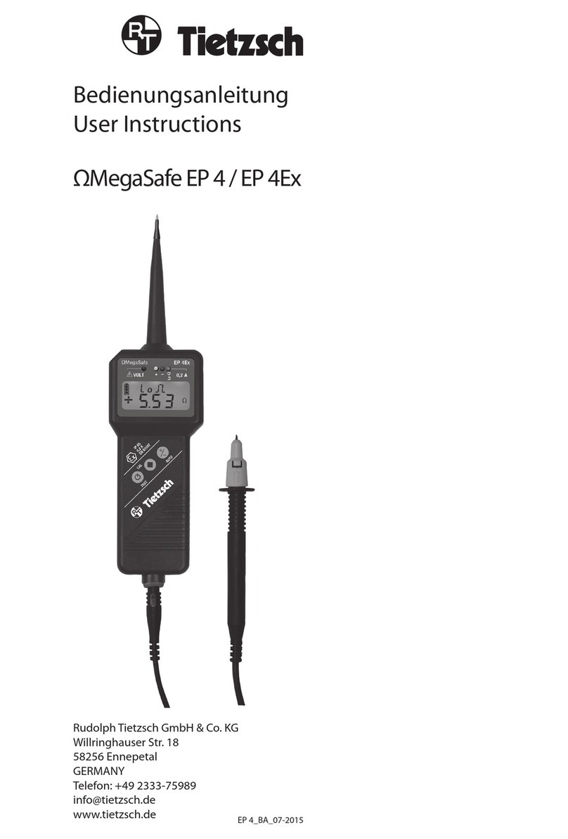 Tietzsch MegaSafe EP 4 User instructions