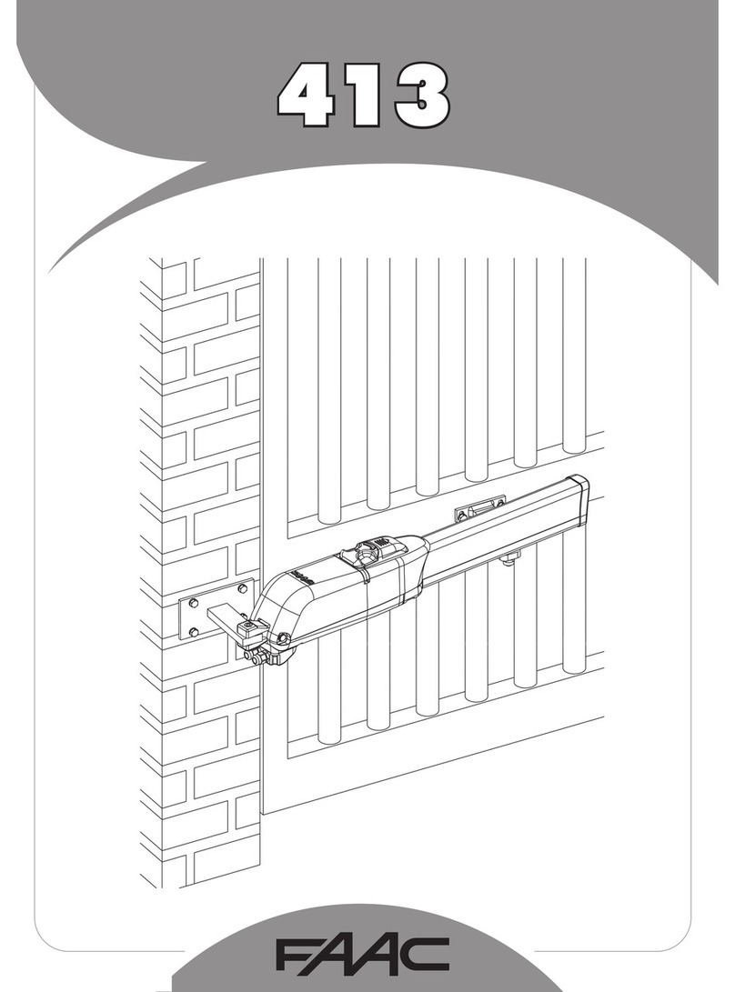 FAAC 413 Series manual