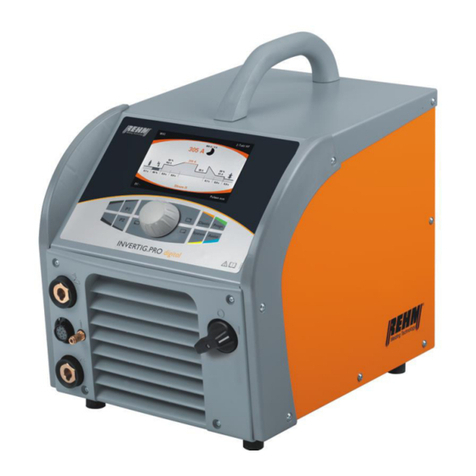 REHM INVERTIG.PRO digital 240 DC, 240 AC/DC operating instructions