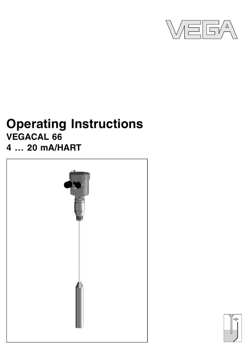 Vega VEGACAL 66 operating instructions