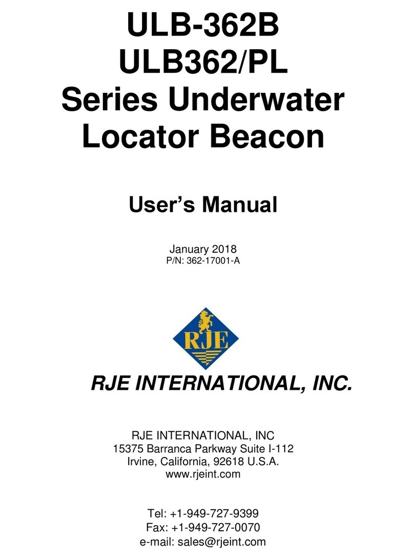 RJE ULB-362/37 user manual