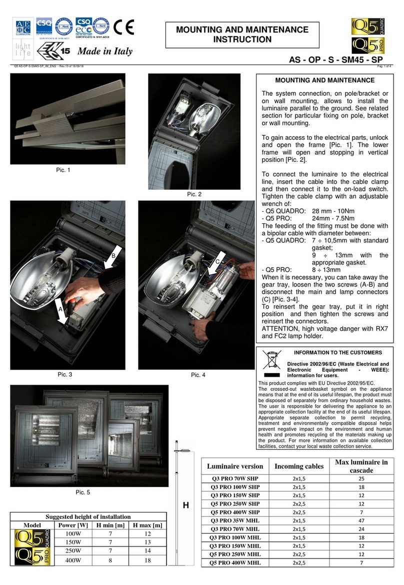 AEC Q5 Pro Maintenance instructions