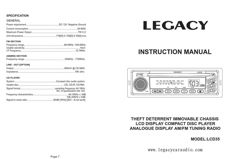 Legacy LCD35 instruction manual