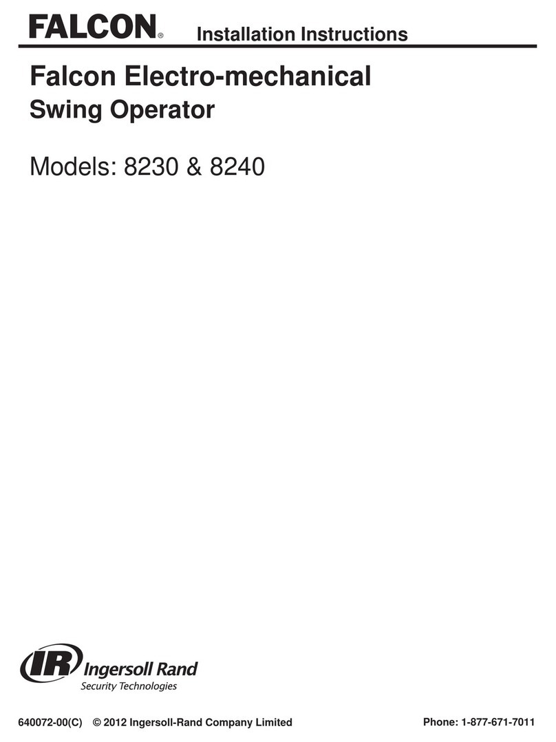 Falcon 8230-3454 installation instructions