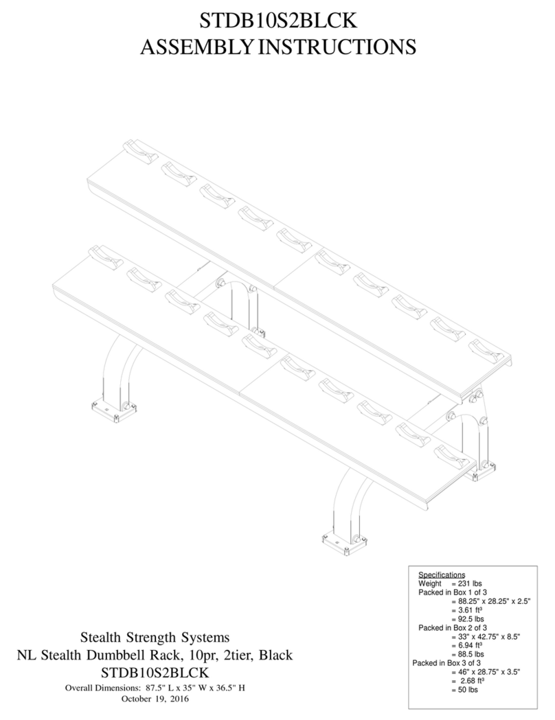 Fitness Depot STDB10S2BLCK Assembly instructions