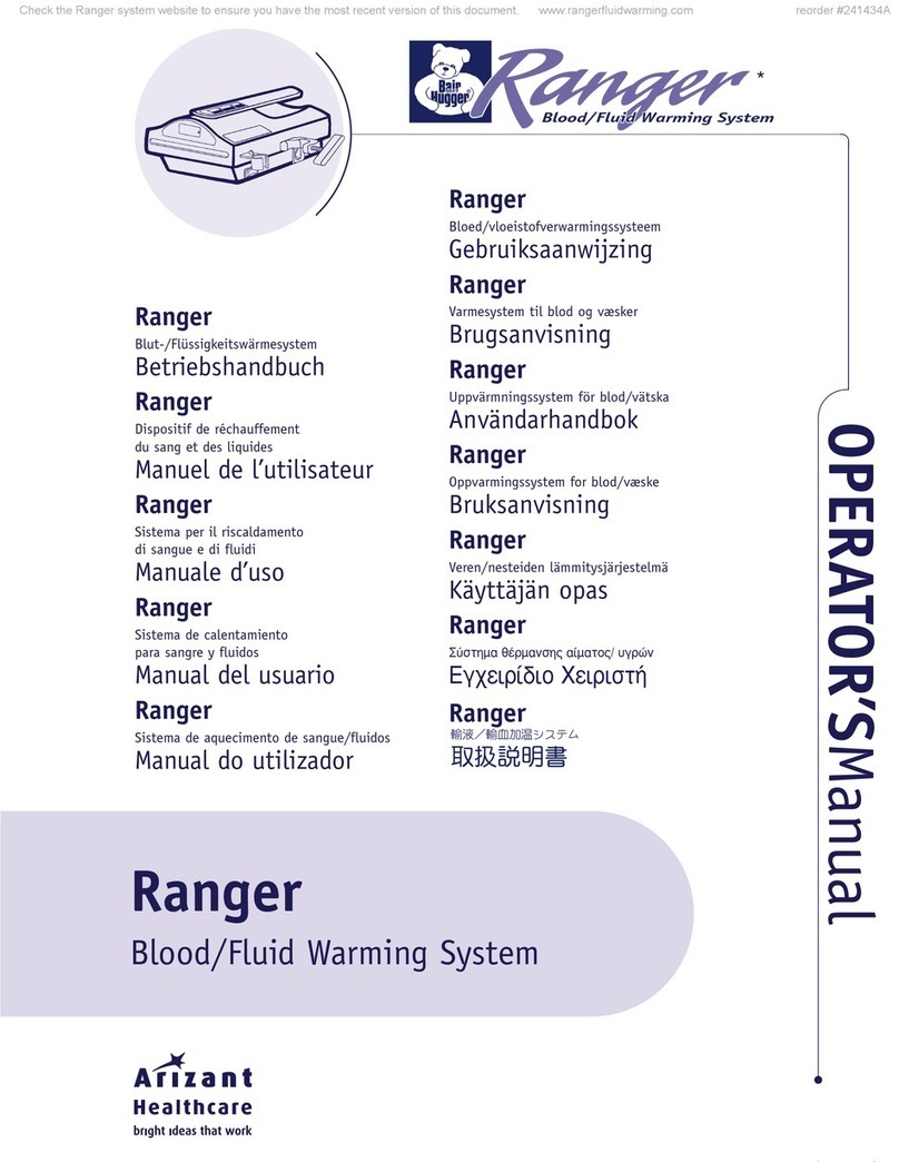Arizant Ranger 245 Operator's manual