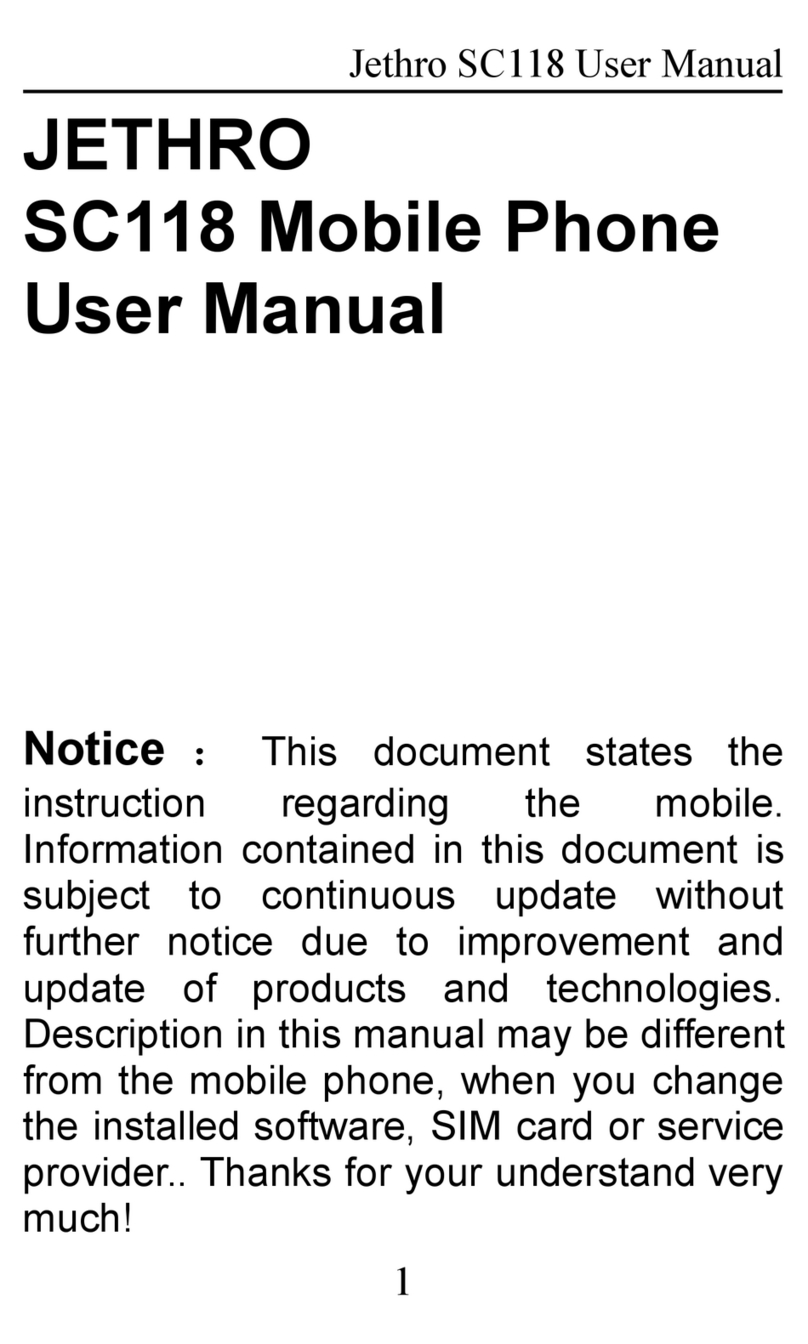 JETHRO SC118 user manual