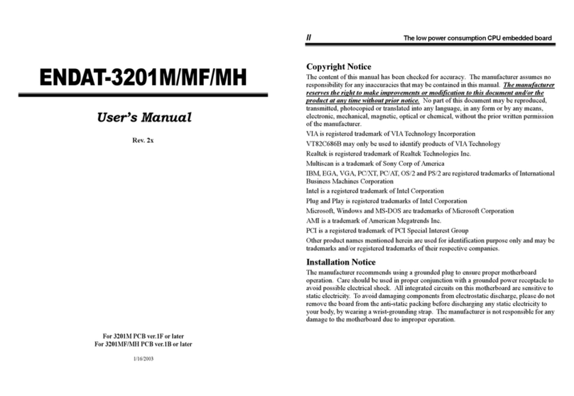 BWI ENDAT-3201M user manual