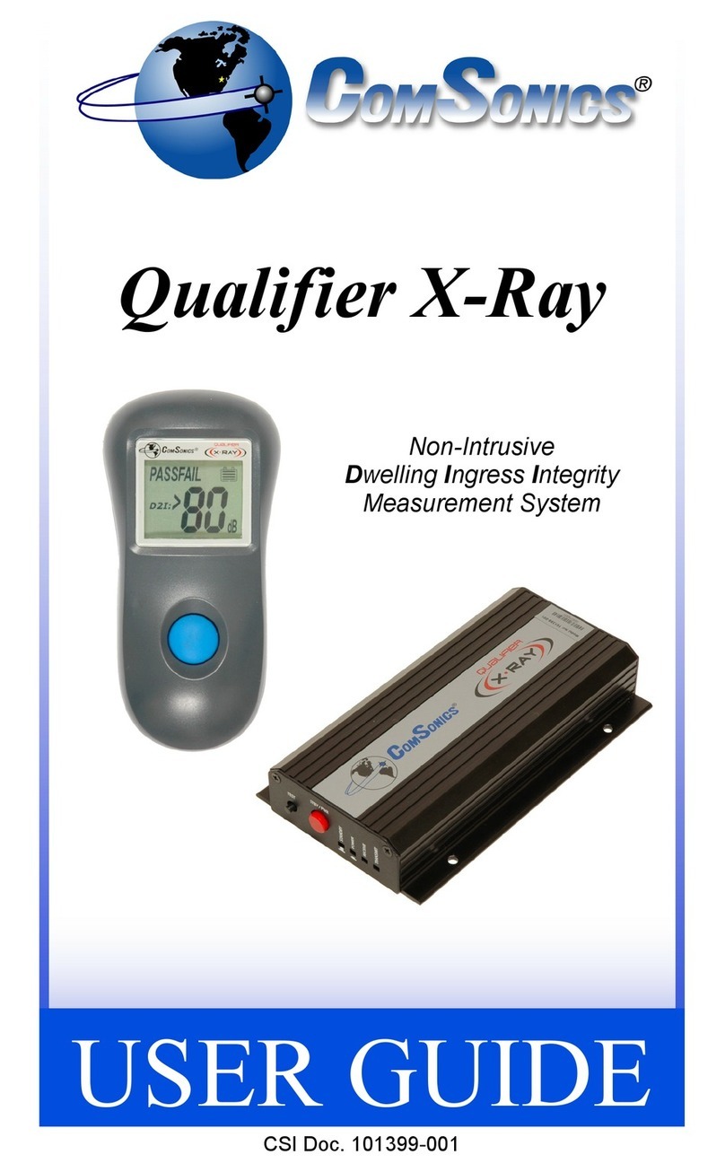 ComSonics Qualifier X-Ray user guide ComSonics Qualifier X-Ray user guide