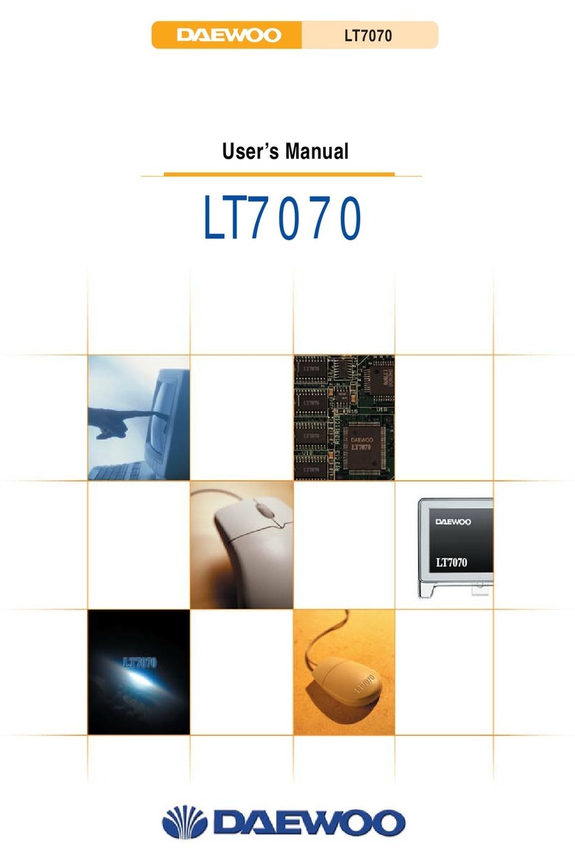 Daewoo LT7070 user manual