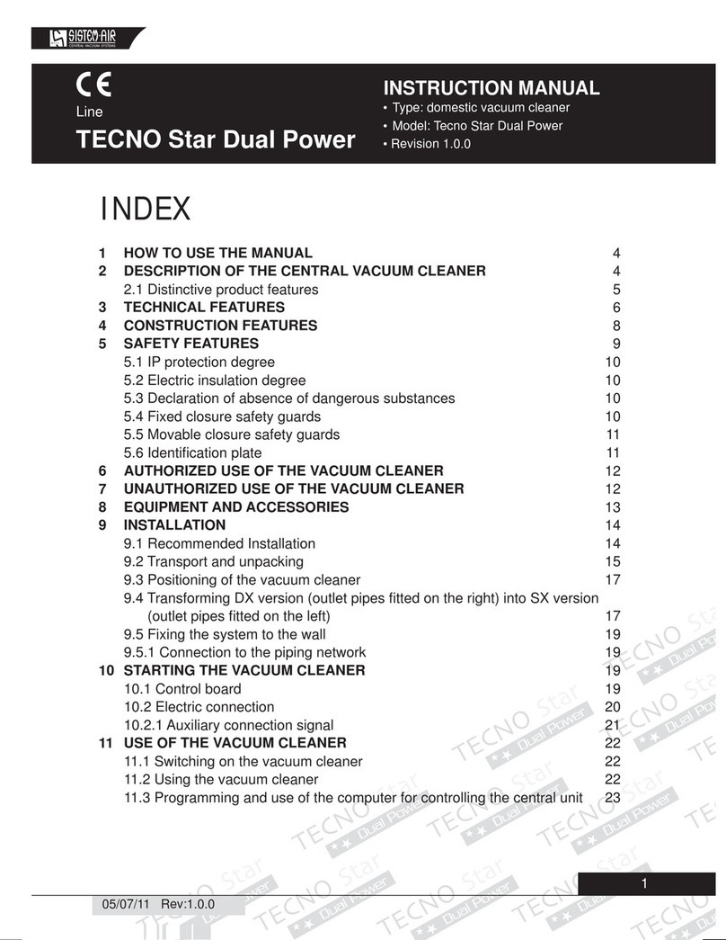 SISTEM AIR Tecno Star Dual Power instruction manual